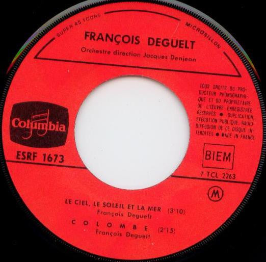 François Deguelt : Jusqu'à Venise (7", EP)