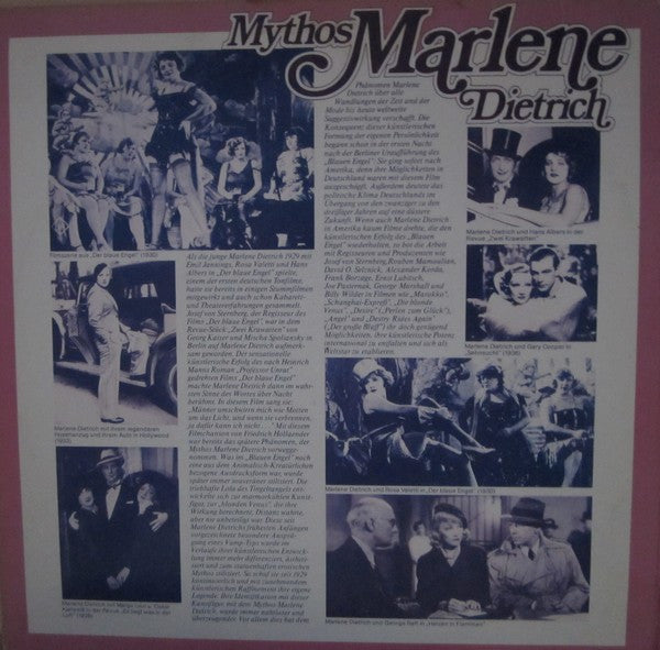 Marlene Dietrich : Mythos Marlene Dietrich (2xLP, Comp, Gat)