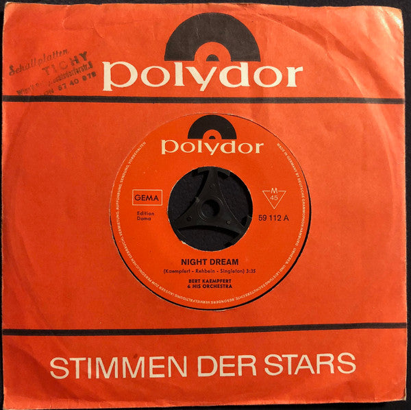 Bert Kaempfert & His Orchestra : Night Dream (7", Single, Mono)