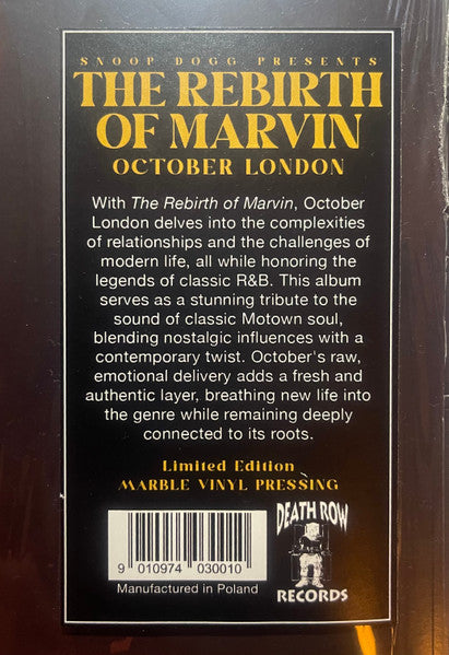 Snoop Dogg Presents October London : The Rebirth Of Marvin (LP, Album, Ltd, Bro)