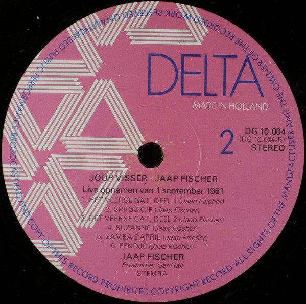 Joop Visser (2) / Jaap Fischer : Lente • Zomer • Herfst • Winter • Lola / Live Jaap Fischer 1961 (LP)