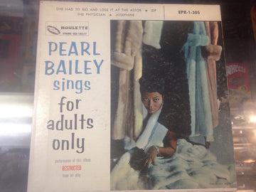 Pearl Bailey : Sings For Adults Only (7", EP)