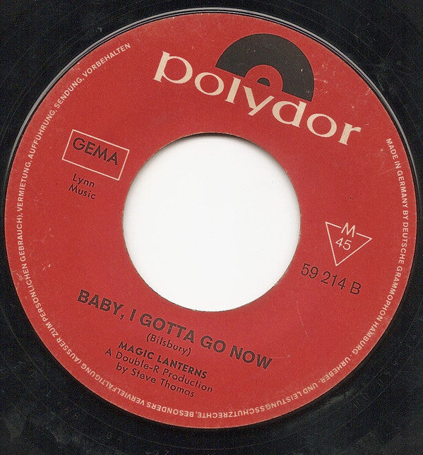 Magic Lanterns : Shame Shame (7", Single, Mono)