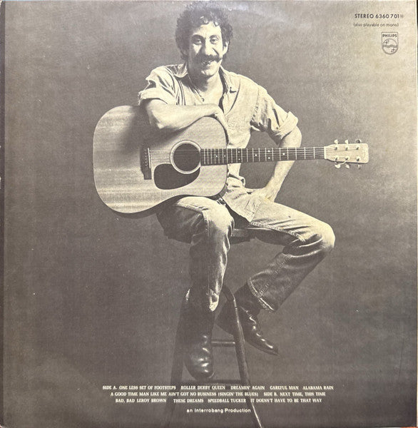 Jim Croce : Life And Times (LP, Album, Lam)