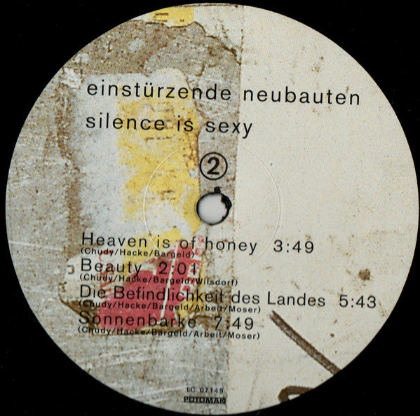 Einstürzende Neubauten : Silence Is Sexy (2xLP, Album, Ltd, RE)