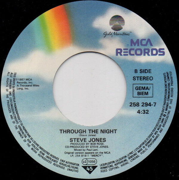 Steve Jones (2) : Mercy (7")