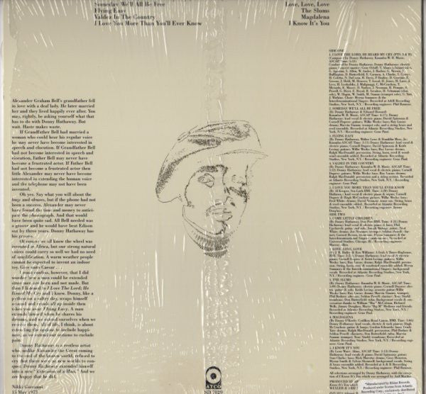Donny Hathaway : Extension Of A Man (LP, Album, RE)