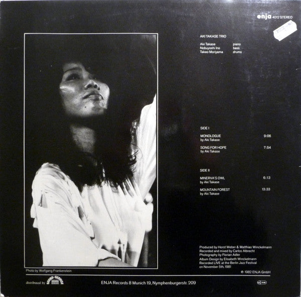 Aki Takase Trio : Song For Hope (LP, Album)