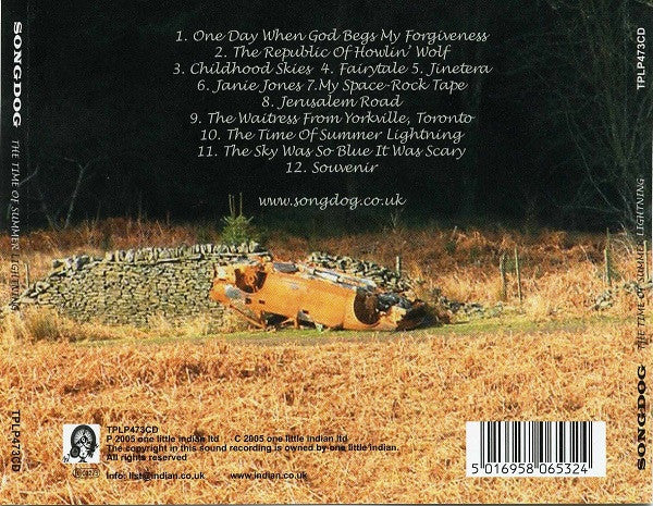 Songdog : The Time Of Summer Lightning (CD, Album)