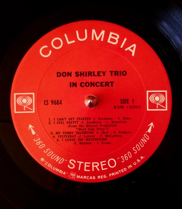 Don Shirley Trio : In Concert (LP)