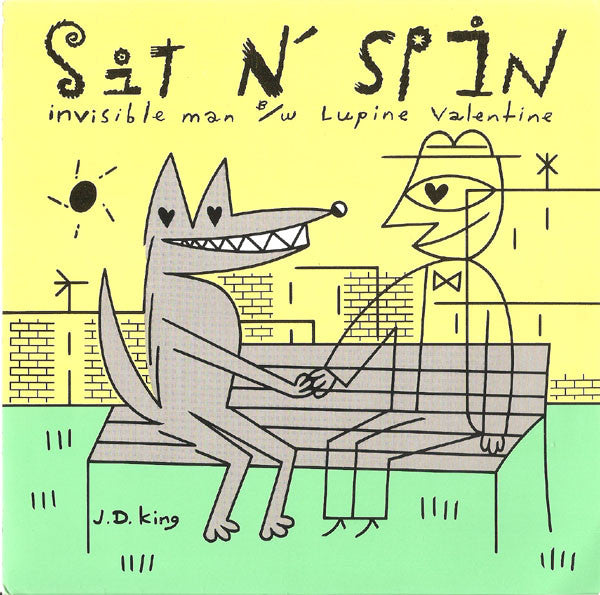 Sit N' Spin : Invisible Man/Lupine Valentine (7", Single, Cle)