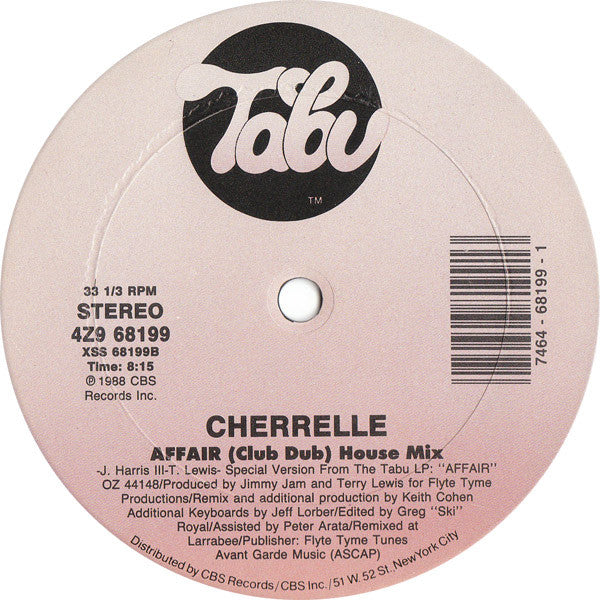Cherrelle : Affair (12")