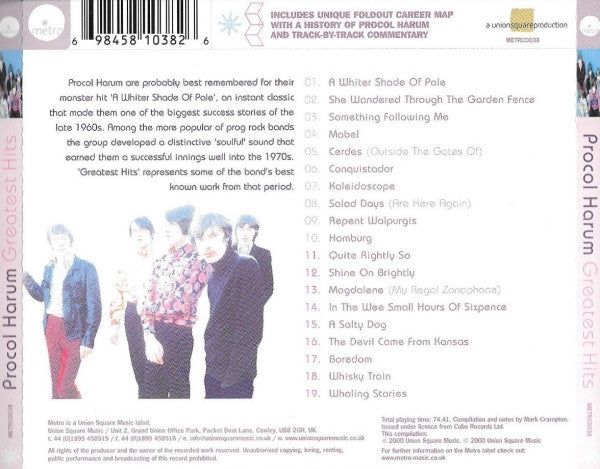 Procol Harum : Greatest Hits (CD, Comp)
