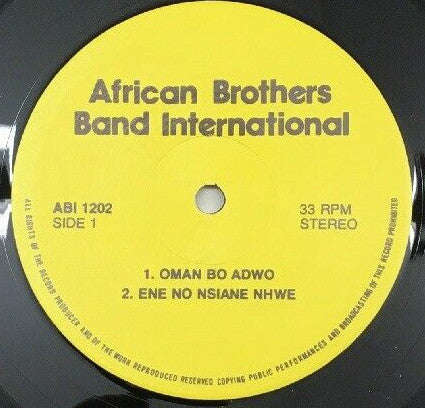 Nana Kwame Ampadu's African Brothers Band Int.* : Oman Bo Adwo (LP, Album)