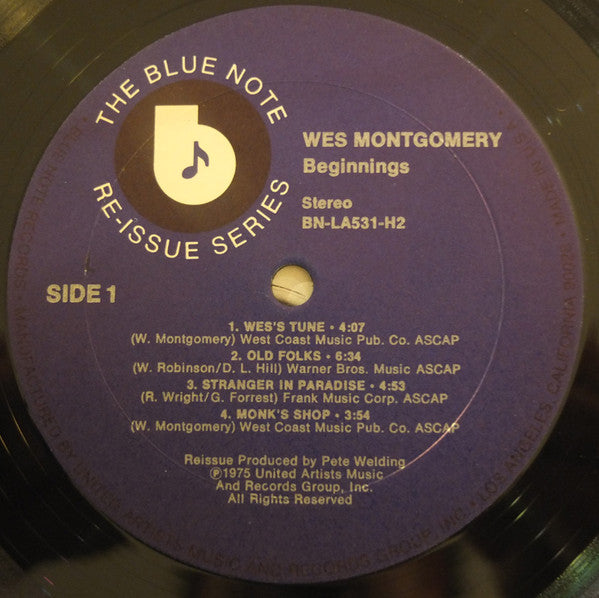 Wes Montgomery : Beginnings (2xLP, Comp)