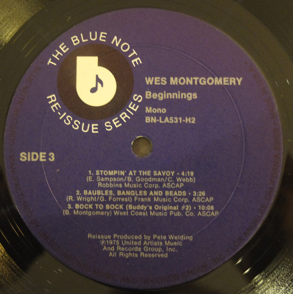 Wes Montgomery : Beginnings (2xLP, Comp)