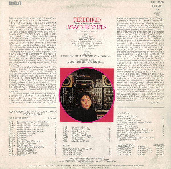 Tomita : Firebird (LP, Album)