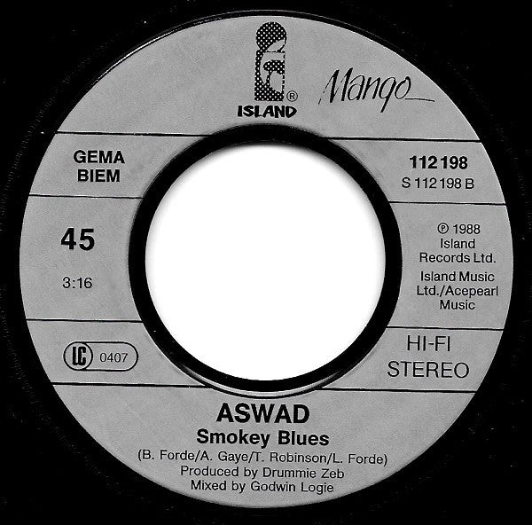 Aswad : Beauty's Only Skin Deep (7", Single)