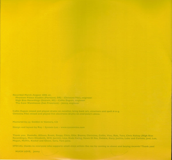 Jenny Hoyston : Isle Of (LP)