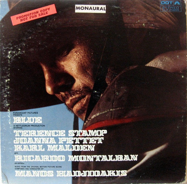 Manos Hadjidakis : Blue (Music From The Original Motion Picture Score) (LP, Album, Mono, In )