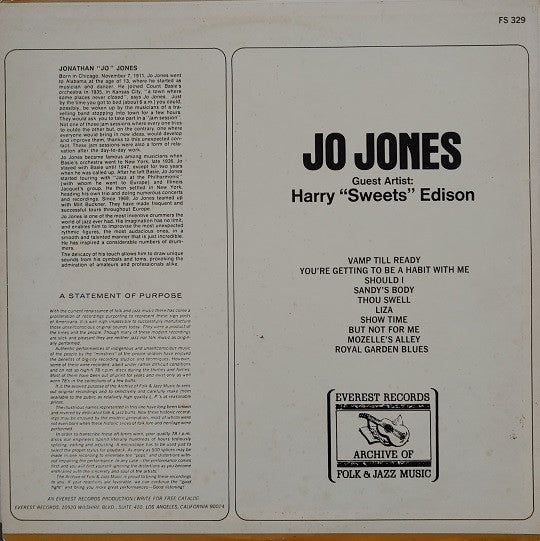 Jo Jones : Jo Jones (LP)