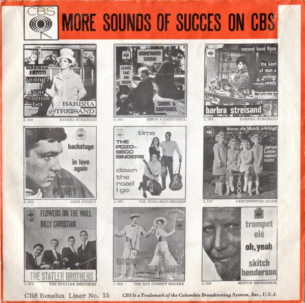 The Louis Van Dyke Trio* : Catootje / Shaffy-Cantate (7", Single)
