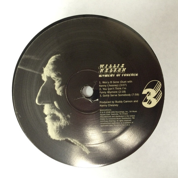 Willie Nelson : Moment Of Forever (LP, Album, Etch, 180 + 12", S/Sided, Ltd)