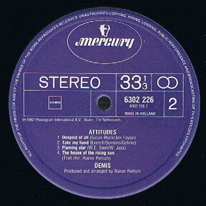 Demis Roussos : Attitudes (LP, Album)