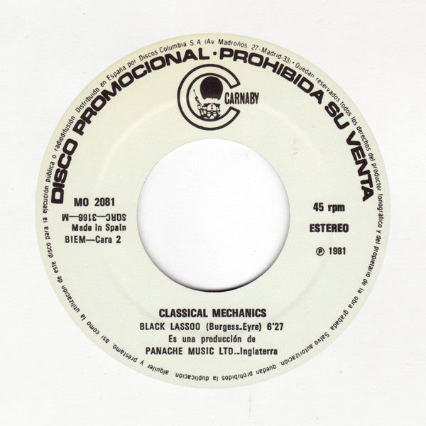 Classical Mechanics : Chi Mai (7", Promo)