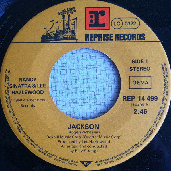 Nancy Sinatra & Lee Hazlewood : Jackson / Summer Wine (7", Single)