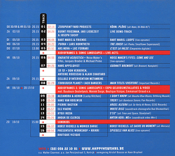 Various : Festival Voor Nieuwe Muziek > Happy New Ears 2004 (CD, Comp)