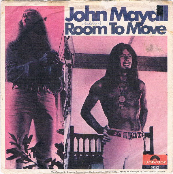 John Mayall : Room To Move (7", Single, Mono)