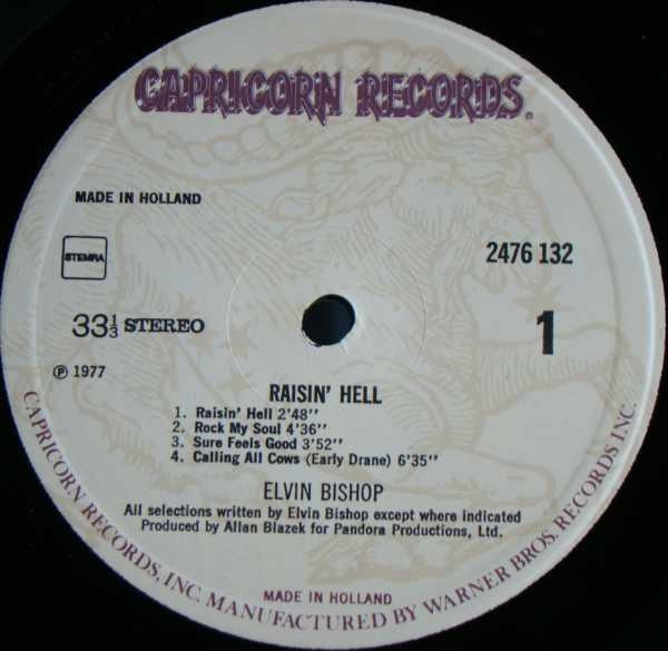 Elvin Bishop : Live! Raisin' Hell (2xLP, Album, Gat)