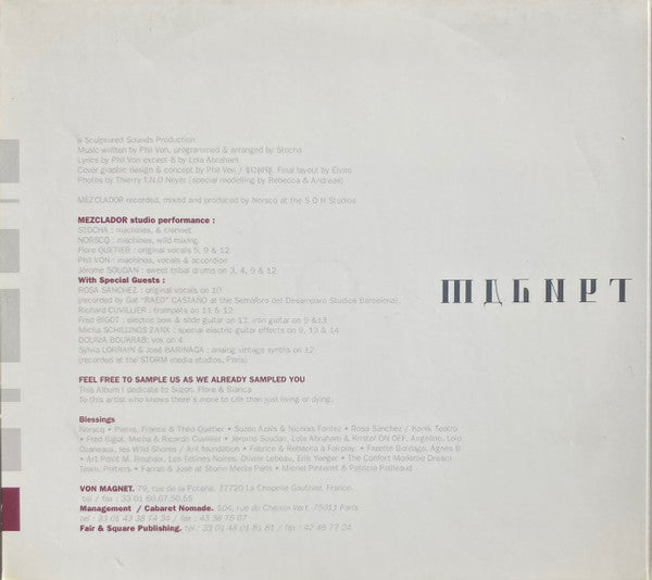 Von Magnet : Mezclador (CD, Album)