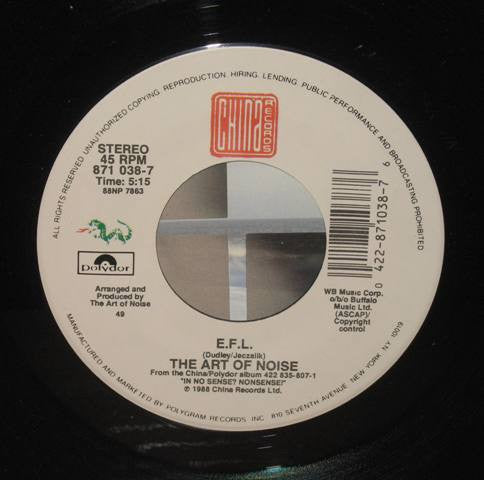 The Art Of Noise Featuring Tom Jones : Kiss (7", Single, Spe)