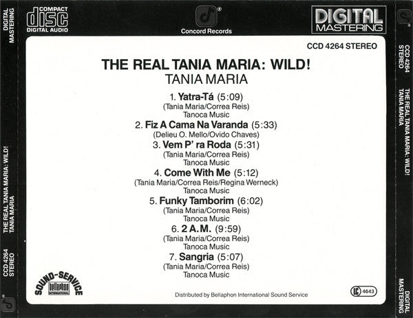 Tania Maria : The Real Tania Maria: Wild! (CD, Album)
