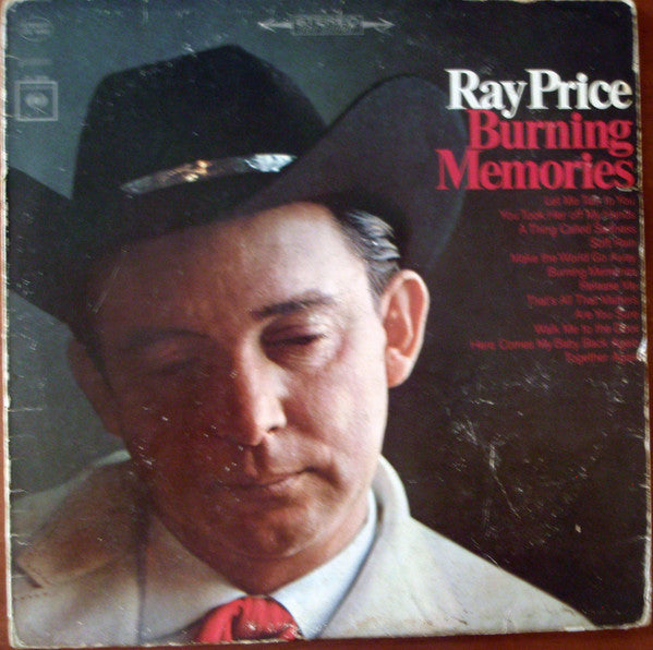 Ray Price : Burning Memories (LP, Album, San)