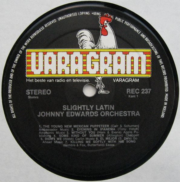 Johnny Edwards Orchestra : Slightly Latin (LP)