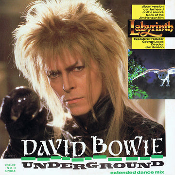 David Bowie : Underground (Extended Dance Mix) (12", Single)