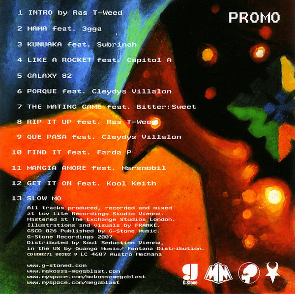 Makossa & Megablast : Kunuaka (CD, Album, Promo)