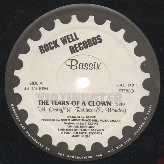 Bassix : The Tears Of A Clown (12")