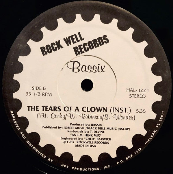 Bassix : The Tears Of A Clown (12")