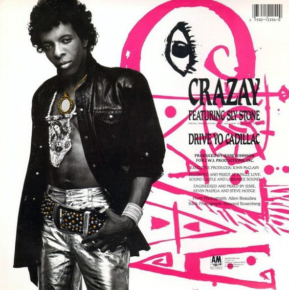 Jesse Johnson Featuring Sly Stone : Crazay (12", Single)