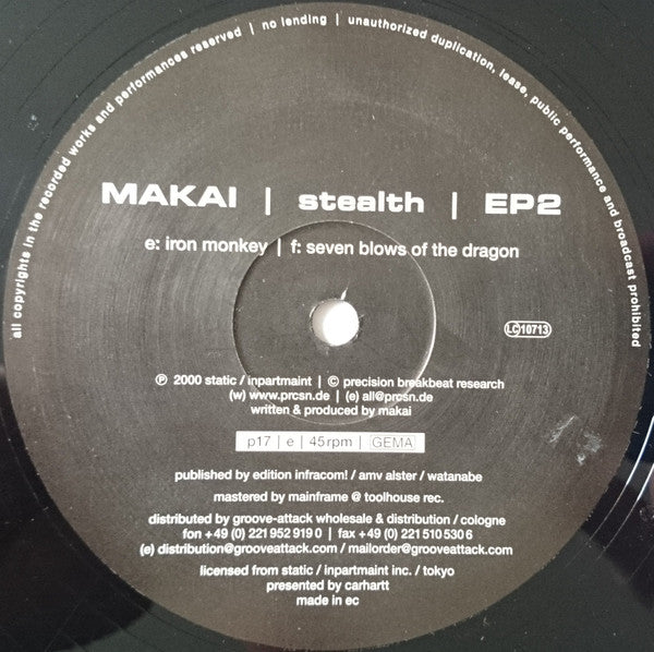 Makai : Stealth EP2 (2x12", EP)