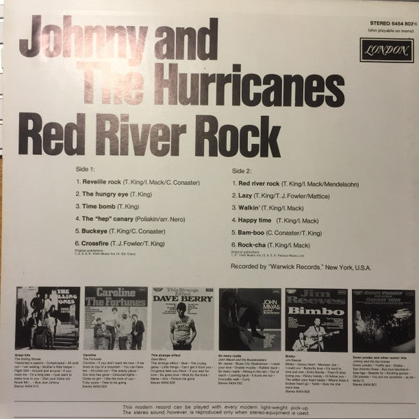 Johnny And The Hurricanes : Red River Rock (LP, Comp, RE)