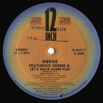 Merge (2) : Let's Have Some Fun (12")