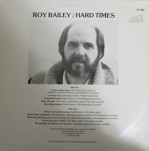 Roy Bailey : Hard Times (LP)