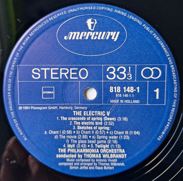 Thomas Wilbrandt : The Electric V. (2xLP, Album)