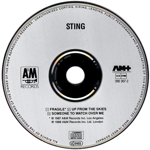 Sting : Fragile (CD, Maxi, Car)