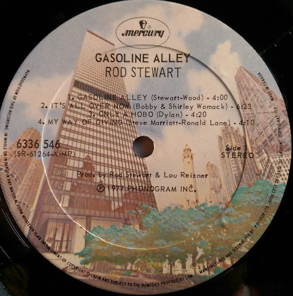 Rod Stewart : Gasoline Alley (LP, Album, RE)